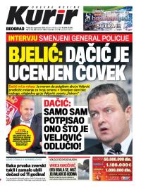 Kurir - broj 3587, 20. sep 2013.
