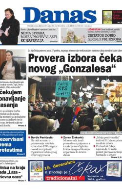 Danas - broj 9491, 22. dec 2023.