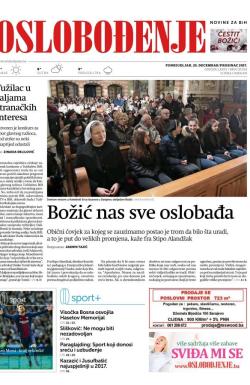 Oslobođenje - broj 25533, 25. dec 2017.