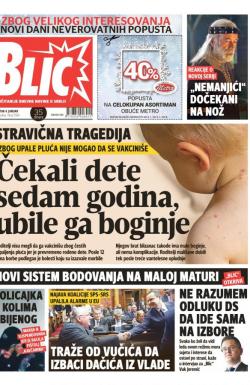 Blic - broj 7504, 4. jan 2018.