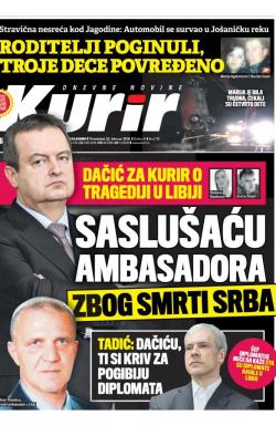 Kurir - broj 735, 22. feb 2016.