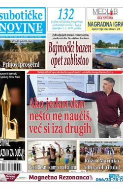 Nove Subotičke novine - broj 431, 18. jul 2025.