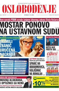 Oslobođenje - broj 24.077, 17. dec 2013.