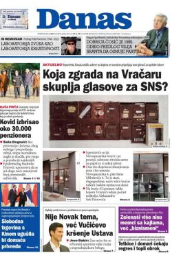 Danas - broj 8898, 8. feb 2022.