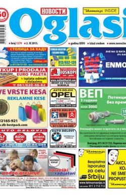 Novosti oglasi - broj 1379, 2. sep 2015.