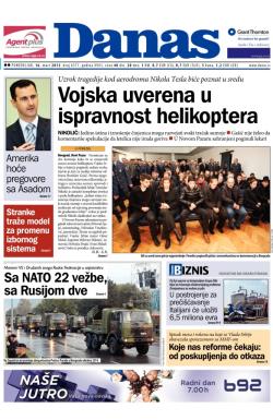 Danas - broj 6377, 16. mar 2015.