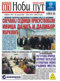 Novi put, Jagodina - broj 2976, 28. jan 2026.