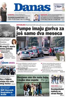 Danas - broj 8927, 9. mar 2022.
