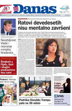 Danas - broj 7231, 17. jul 2017.