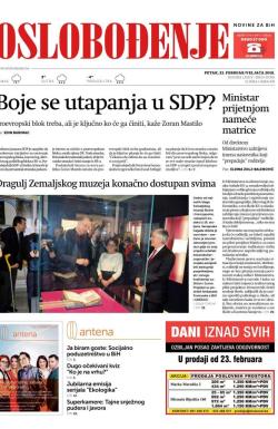 Oslobođenje - broj 25591, 23. feb 2018.
