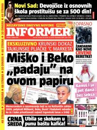 Informer - broj 736, 2. okt 2014.