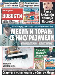 Večernje novosti - broj 1493, 8. apr 2015.
