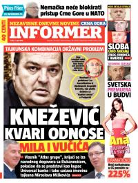 Informer CG - broj 582, 2. apr 2014.