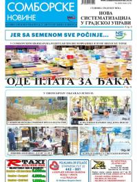 Somborske novine - broj 3296, 25. avg 2017.