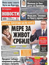 Večernje novosti - broj 4145, 25. nov 2021.