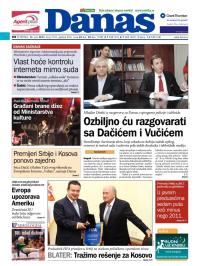 Danas - broj 5736, 13. jun 2013.