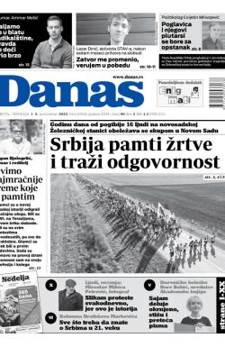 Danas - broj 10058, 1. nov 2025.
