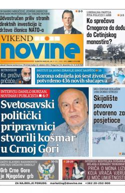 Dnevne novine - broj 2882, 9. jan 2021.