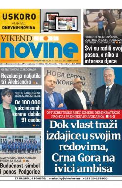 Dnevne novine - broj 3024, 19. jun 2021.