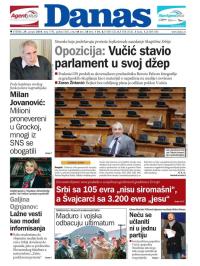 Danas - broj 7792, 29. jan 2019.