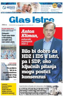 Glas Istre - broj 254, 14. sep 2020.