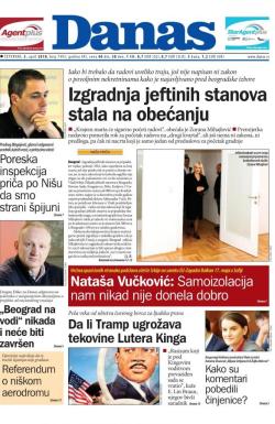 Danas - broj 7493, 5. apr 2018.