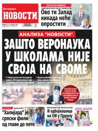 Večernje novosti - broj 4796, 24. sep 2023.