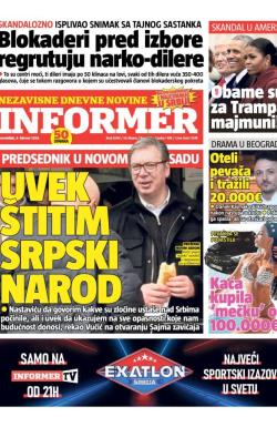 Informer - broj 4204, 9. feb 2026.