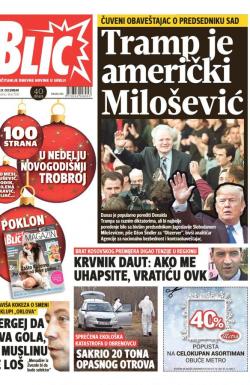 Blic - broj 7500, 29. dec 2017.