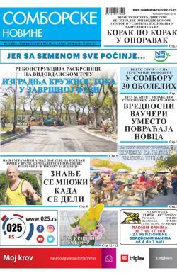 Somborske novine - broj 3435, 24. apr 2020.