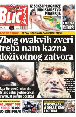 Blic - broj 7335, 17. jul 2017.