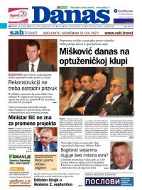 Danas - broj 5798, 14. avg 2013.