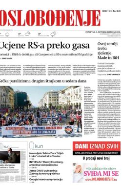 Oslobođenje - broj 26167, 3. okt 2019.