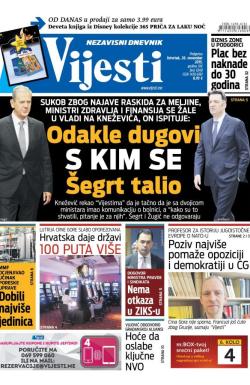 Vijesti - broj 6348, 26. nov 2015.