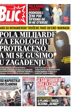 Blic - broj 8227, 15. jan 2020.