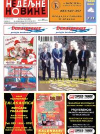 Nedeljne novine, B. Palanka - broj 2573, 26. dec 2015.