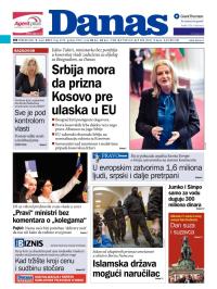 Danas - broj 6370, 9. mar 2015.