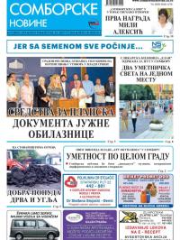 Somborske novine - broj 3348, 24. avg 2018.