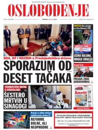 Oslobođenje - broj 24.414, 19. nov 2014.