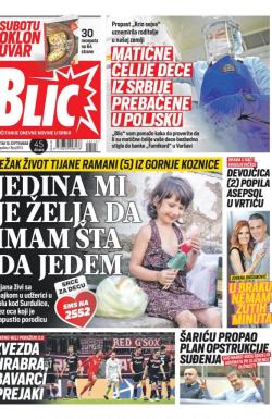 Blic - broj 8113, 19. sep 2019.