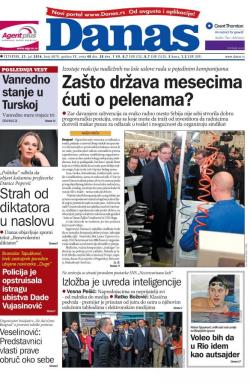 Danas - broj 6870, 21. jul 2016.