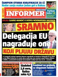 Informer CG - broj 972, 15. jul 2015.