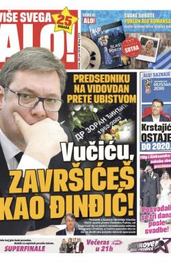 Alo - broj 3713, 29. jun 2018.