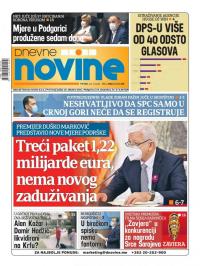 Dnevne novine - broj 2740, 24. jul 2020.