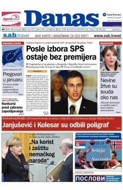 Danas - broj 5924, 18. dec 2013.