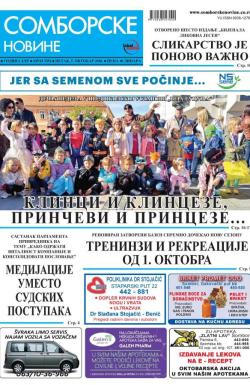 Somborske novine - broj 3354, 5. okt 2018.