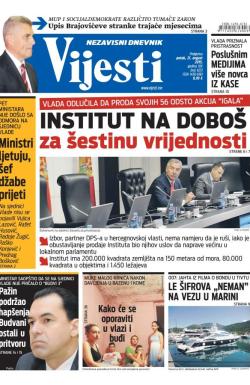Vijesti - broj 6251, 21. avg 2015.