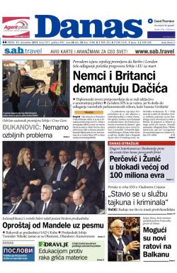 Danas - broj 5917, 11. dec 2013.