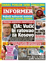 Informer - broj 1616, 17. avg 2017.