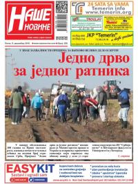 Naše novine, Temerin - broj 258, 9. dec 2016.